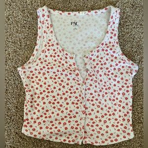 PacSun Floral Tank Top